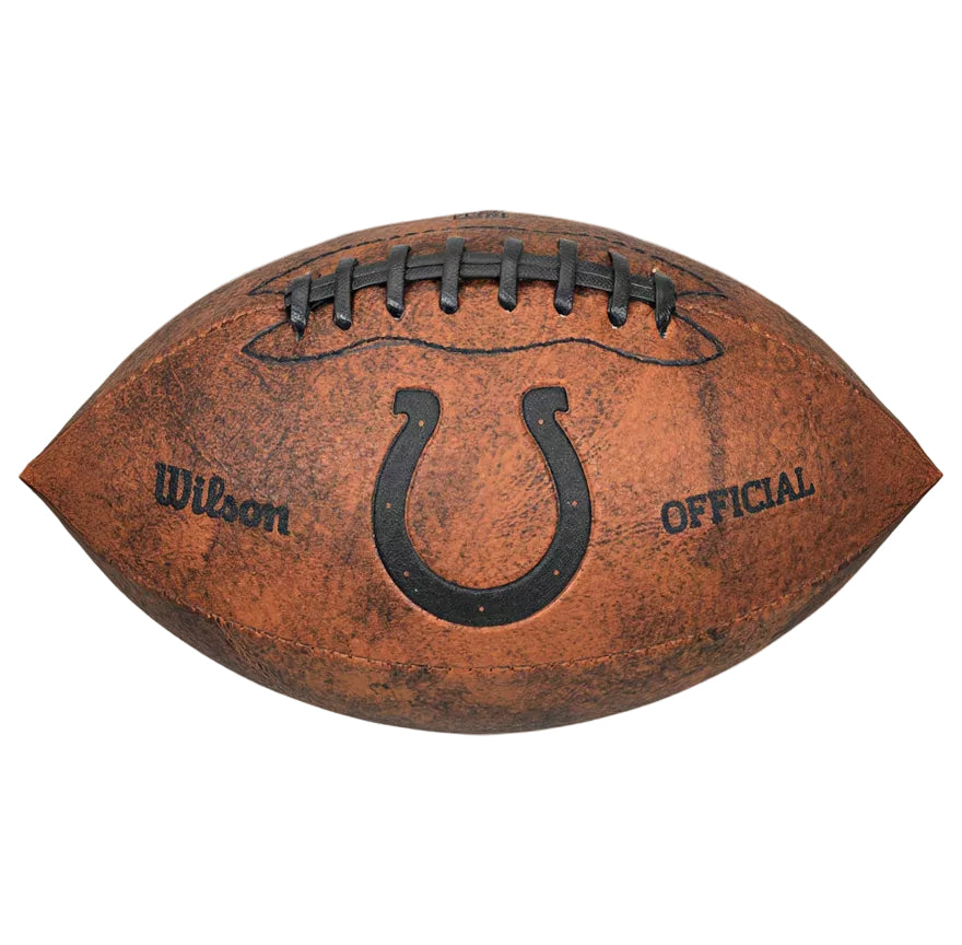 Indianapolis Colts 9" Throwback Football Vintage logo