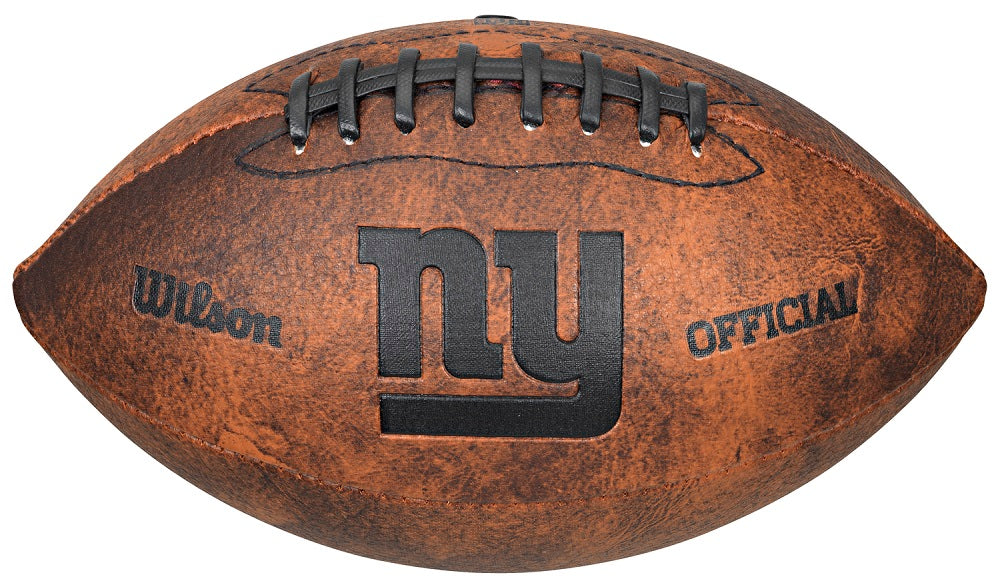 New York Giants 9" Throwback Football Vintage logo