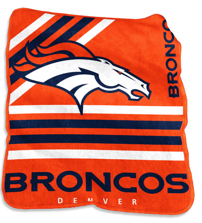 Broncos Throw Blanket