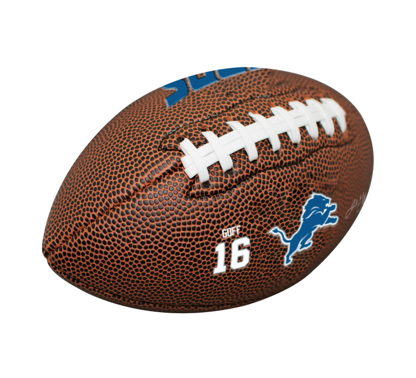 Detroit Lions 9" Player Football (Goff)