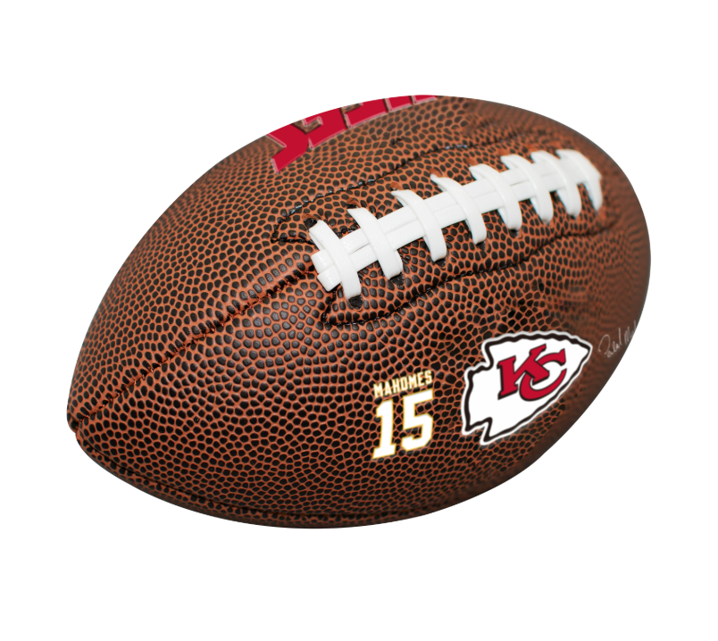 Kansas City Chiefs 9" Player Football (Mahomes)