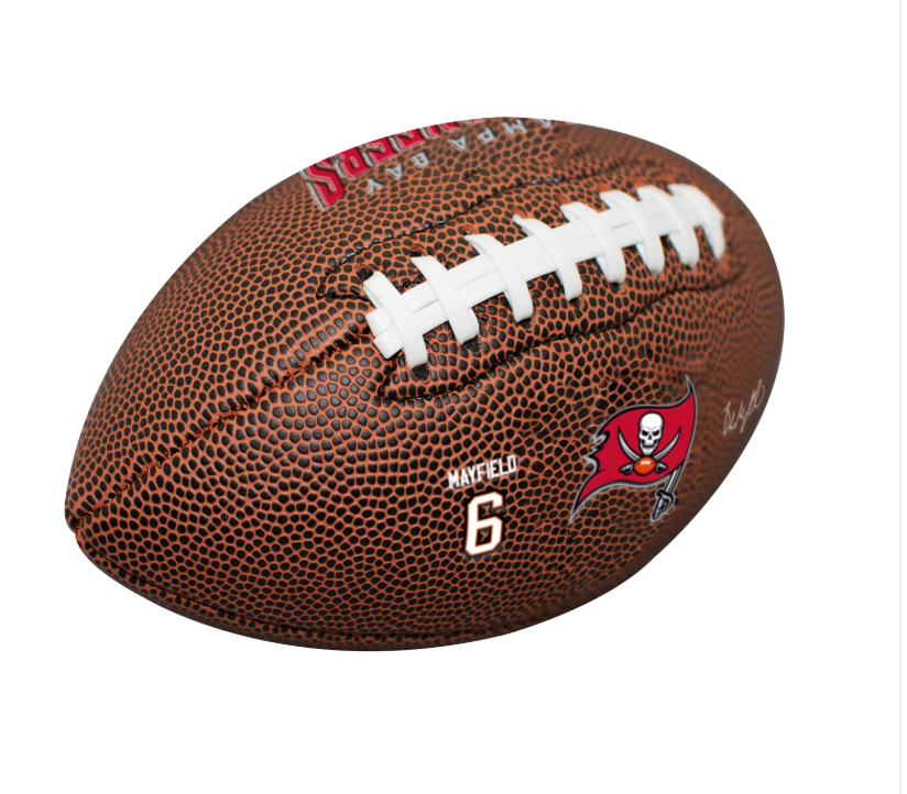 Tampa Bay Buccaneers 9" Player Football (Mayfield)