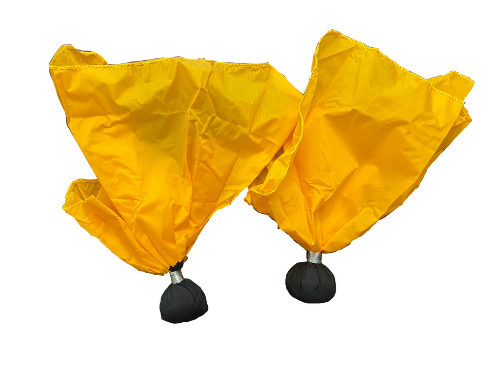 1 pair of referee flags - (contains 2 flags)